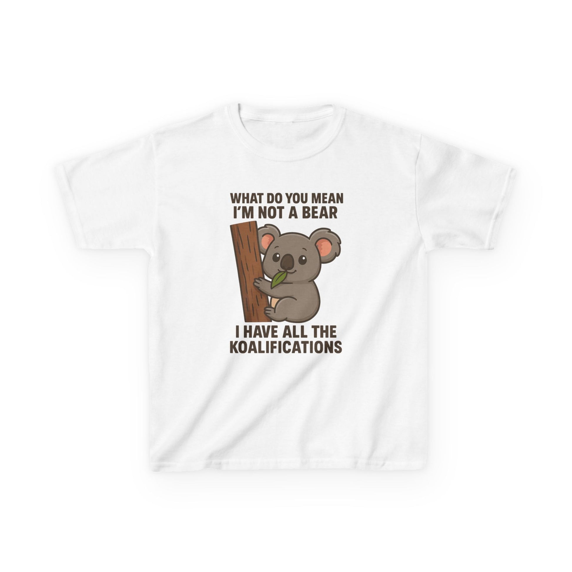 Funny Koala Kids T-Shirt – Cute Unisex Cotton Tee for Boys & Girls