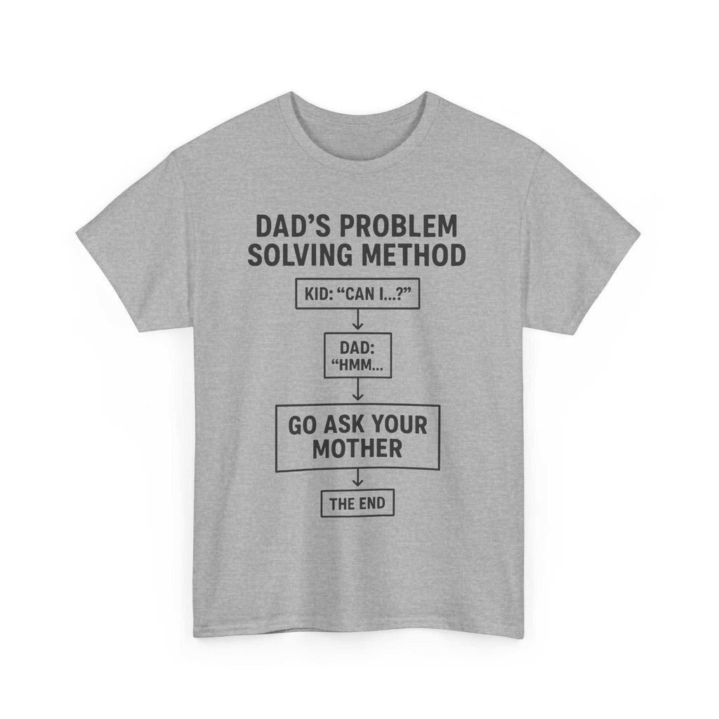 Dad's Problem Solving Method T-Shirt – Funny Father's Day Gift