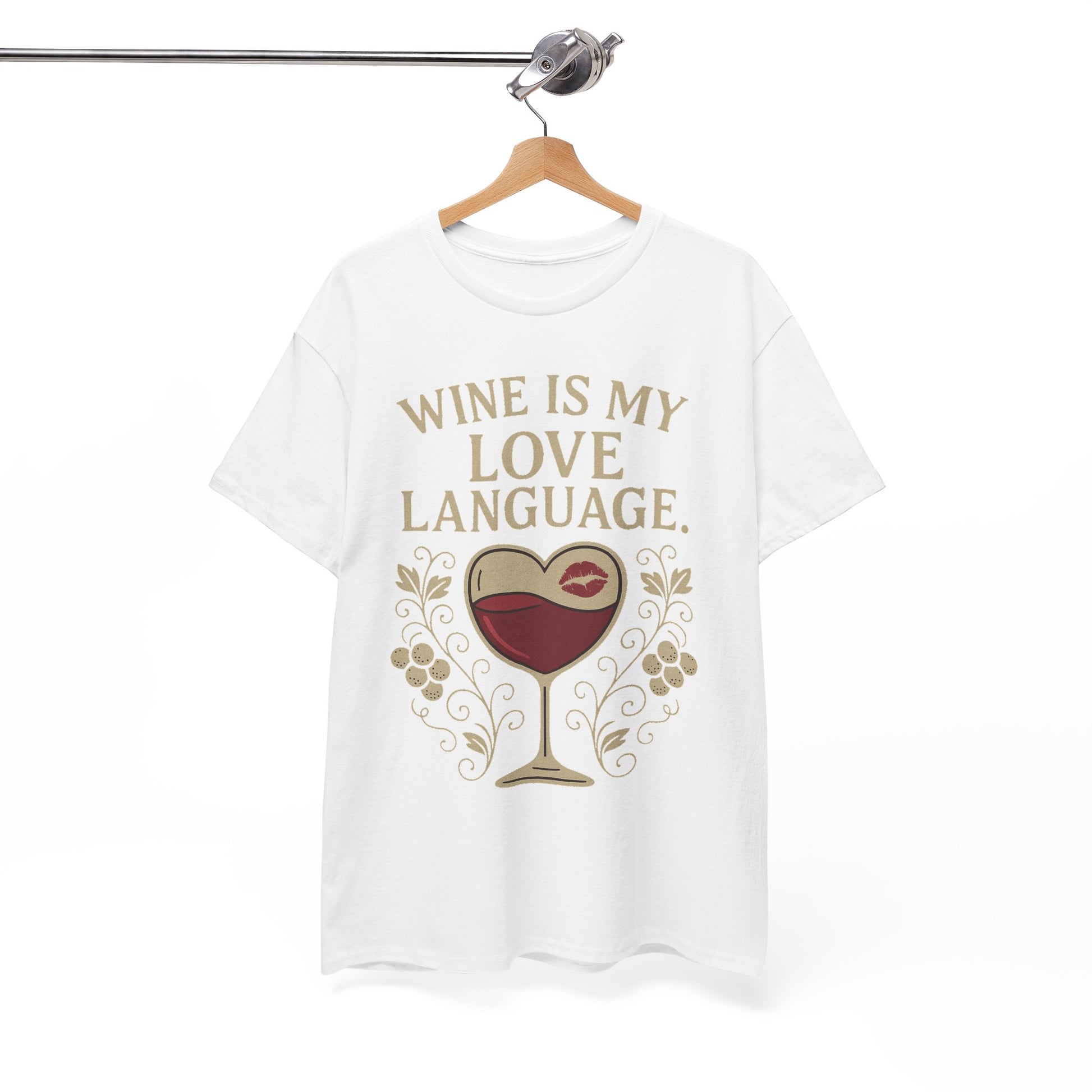 Wine Is My Love Language T-Shirt – Funny Unisex Wine Lover Tee