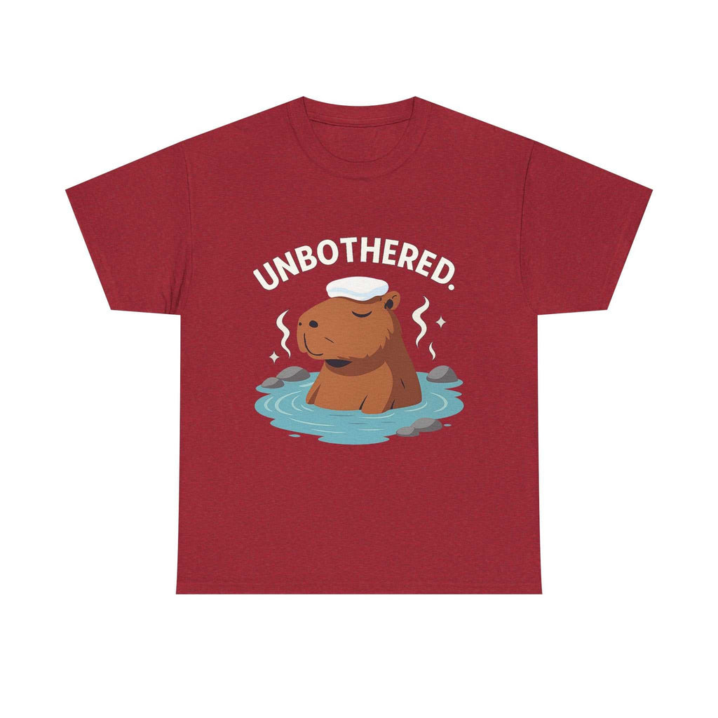 Chill Capybara Shirt – Unisex Heavy Cotton Tee with Relaxed Vibes