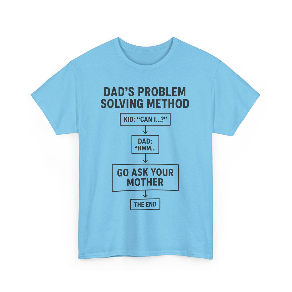 Dad's Problem Solving Method T-Shirt – Funny Father's Day Gift