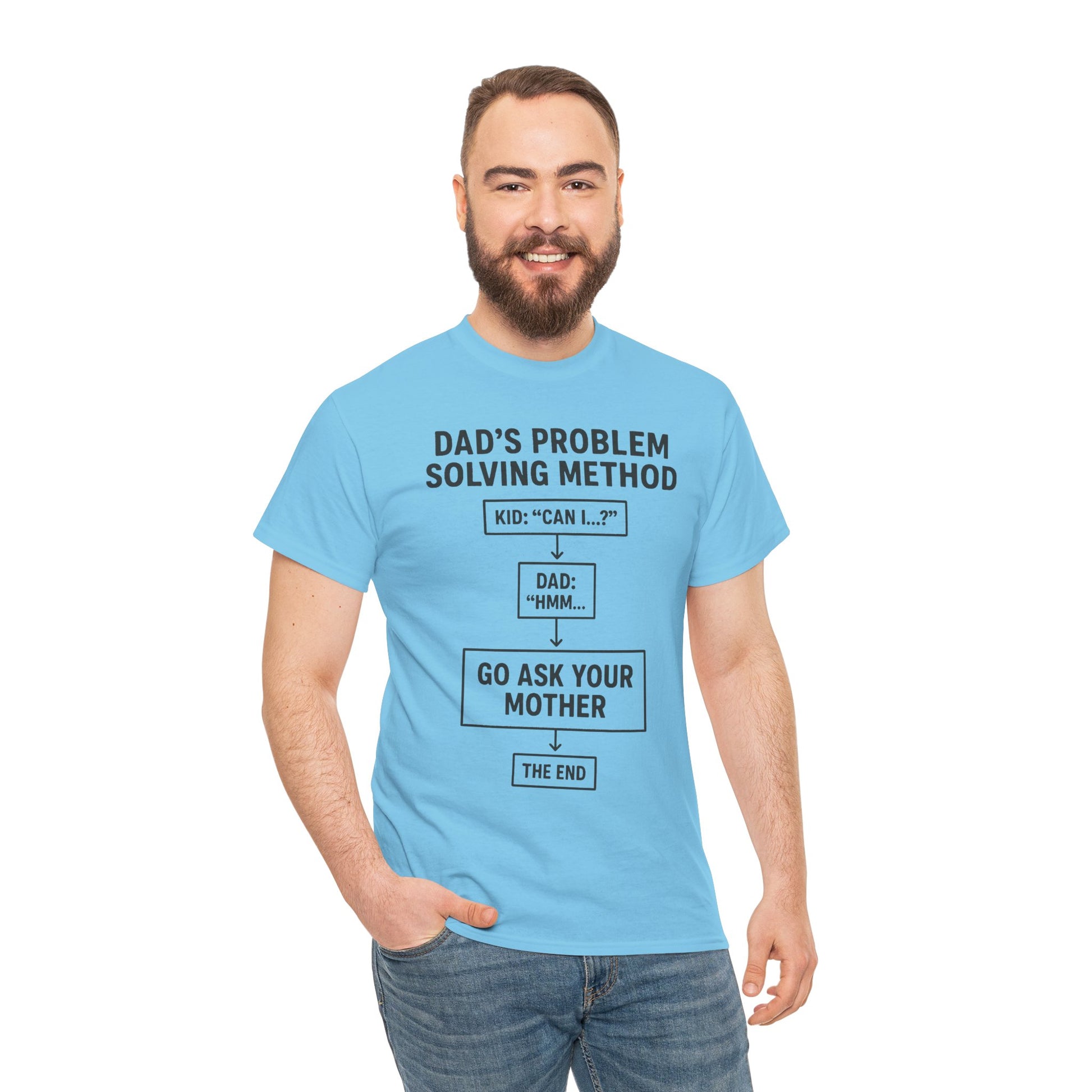 Dad's Problem Solving Method T-Shirt – Funny Father's Day Gift