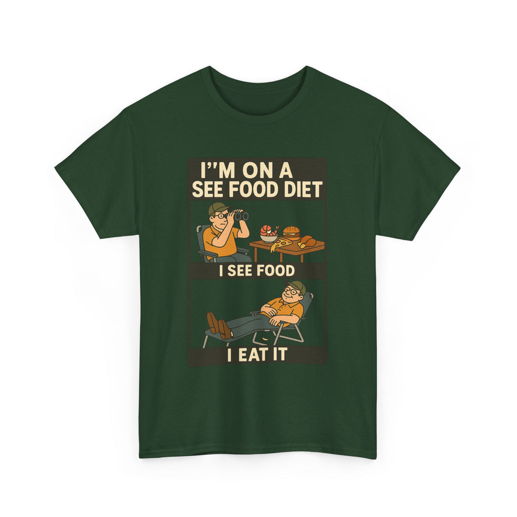 I'm On a See Food Diet T-Shirt – Funny Dad Joke Graphic Tee
