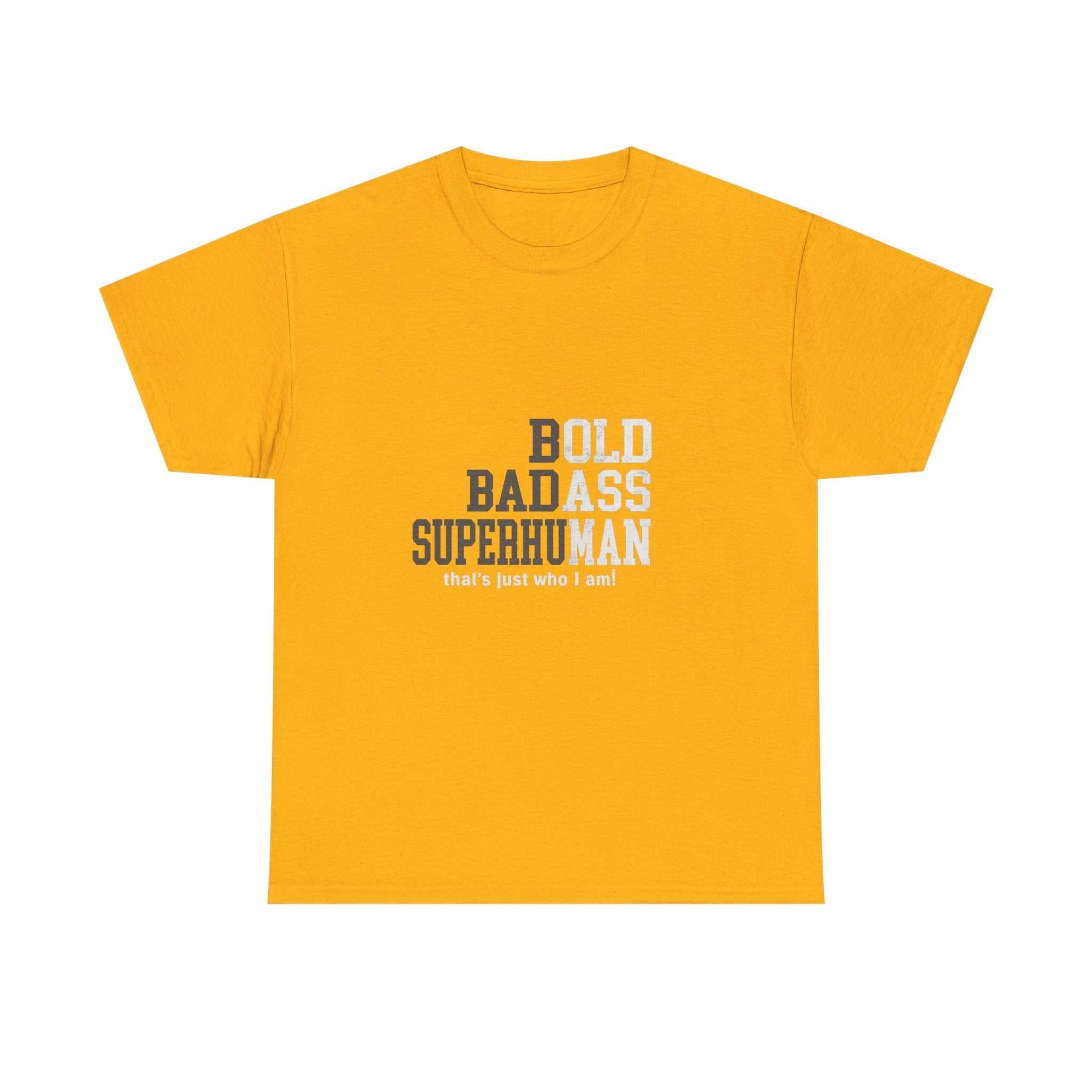 Bold Badass Superhuman Tee – Empowering Unisex Graphic Shirt