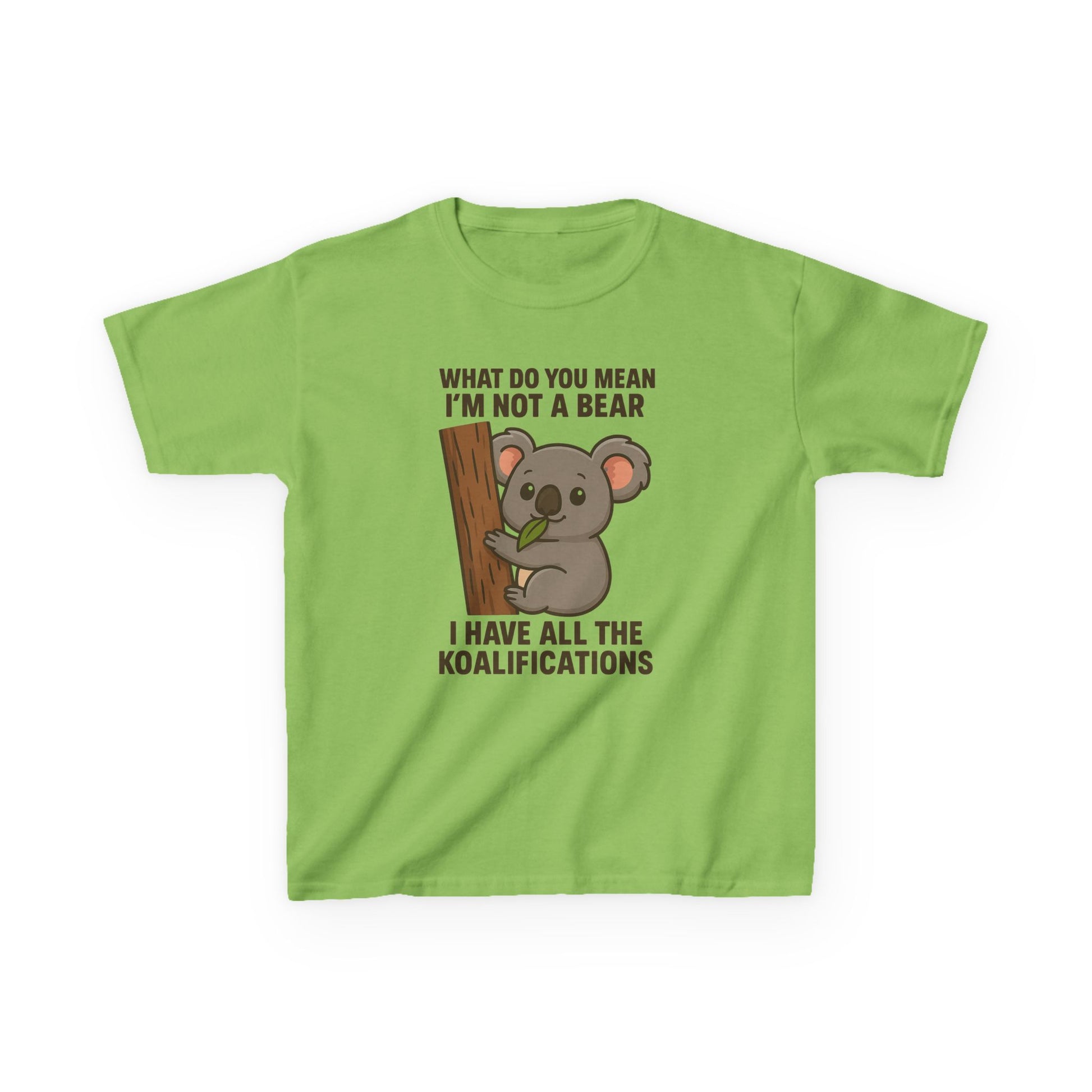 Funny Koala Kids T-Shirt – Cute Unisex Cotton Tee for Boys & Girls
