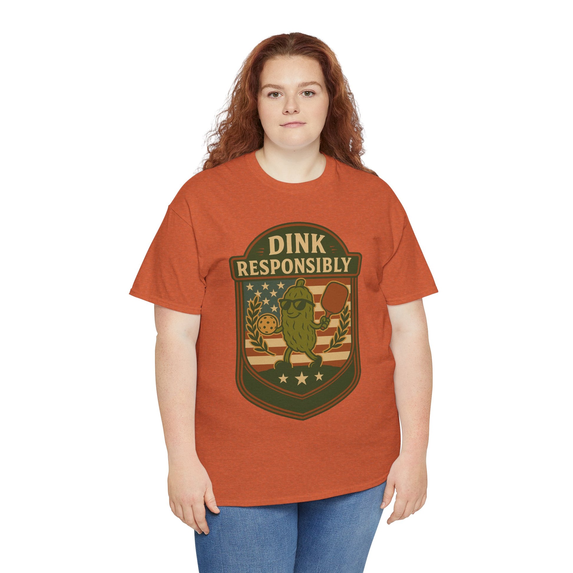 Dink Responsibly Pickleball T-Shirt – Funny Sports Tee