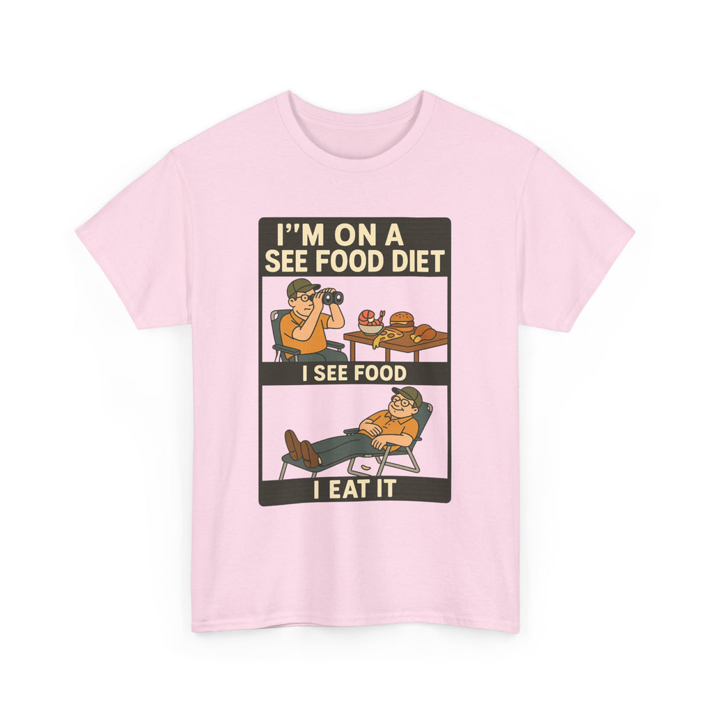 I'm On a See Food Diet T-Shirt – Funny Dad Joke Graphic Tee