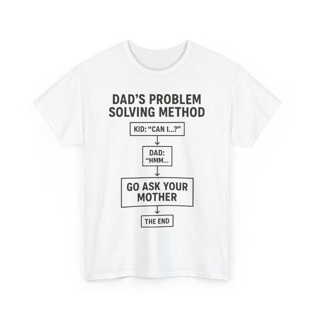 Dad's Problem Solving Method T-Shirt – Funny Father's Day Gift