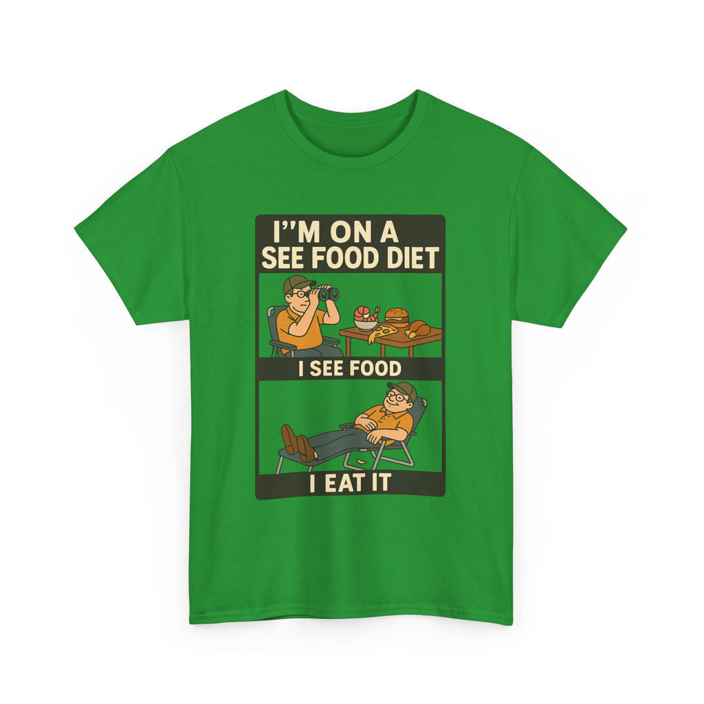 I'm On a See Food Diet T-Shirt – Funny Dad Joke Graphic Tee