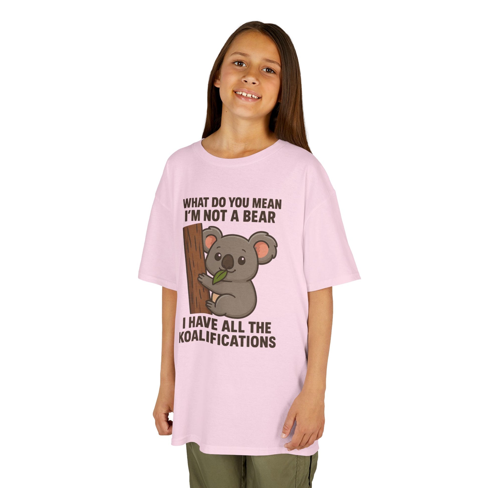 Funny Koala Kids T-Shirt – Cute Unisex Cotton Tee for Boys & Girls