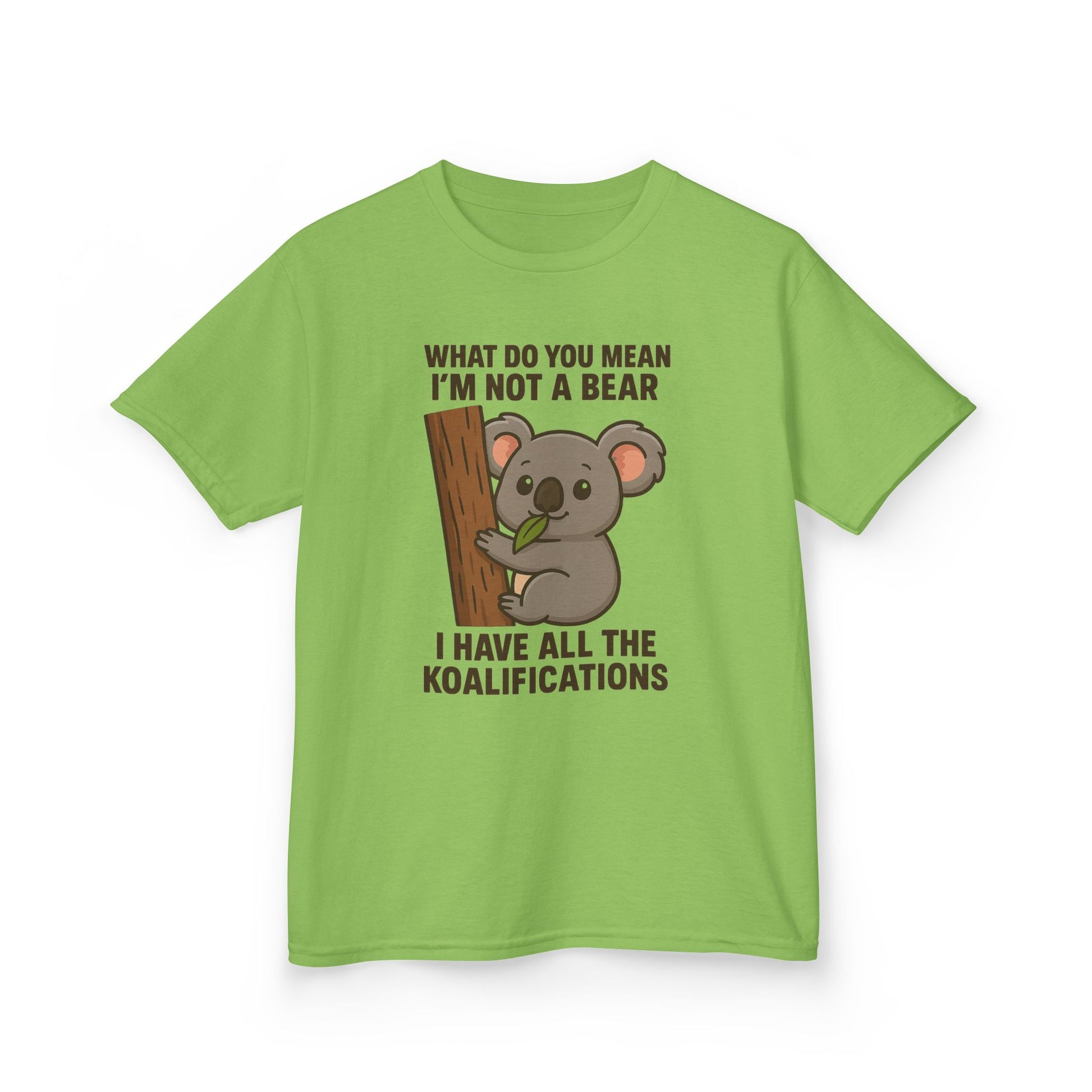 Funny Koala Kids T-Shirt – Cute Unisex Cotton Tee for Boys & Girls