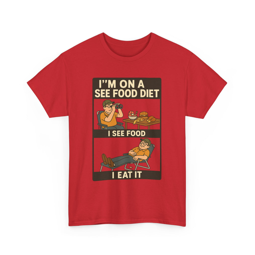 I'm On a See Food Diet T-Shirt – Funny Dad Joke Graphic Tee