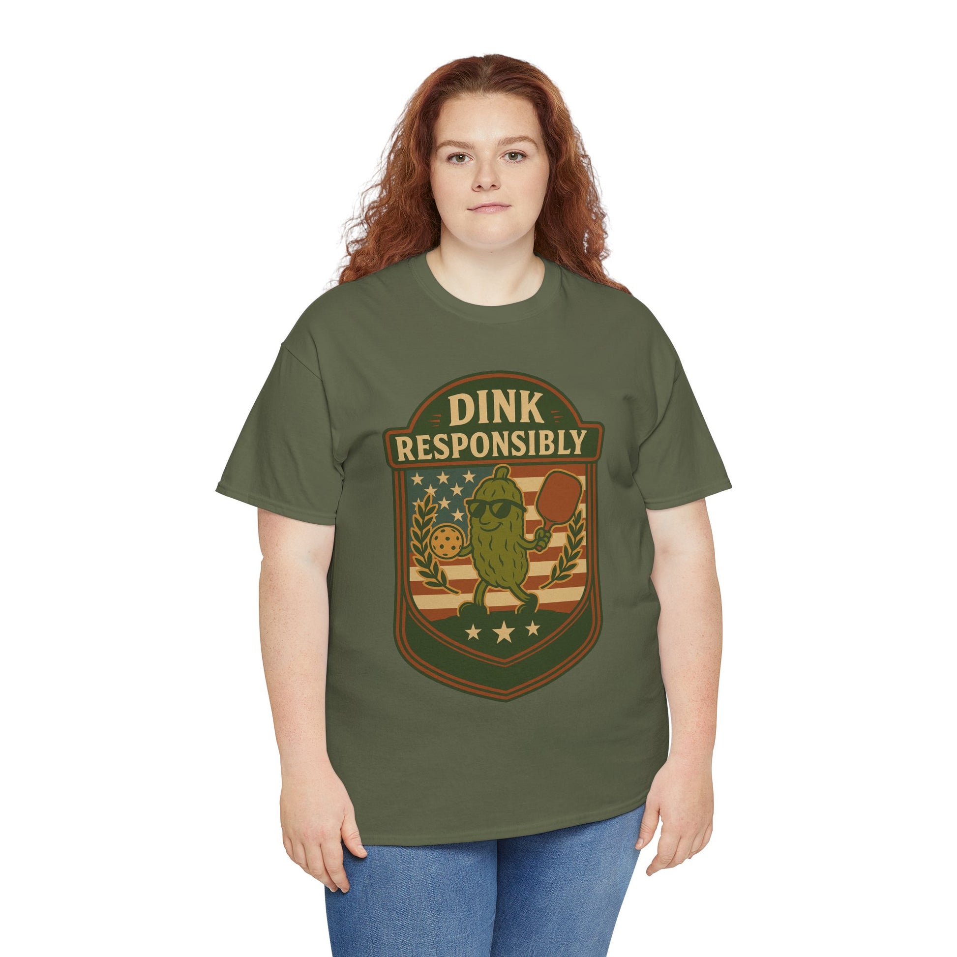 Dink Responsibly Pickleball T-Shirt – Funny Sports Tee