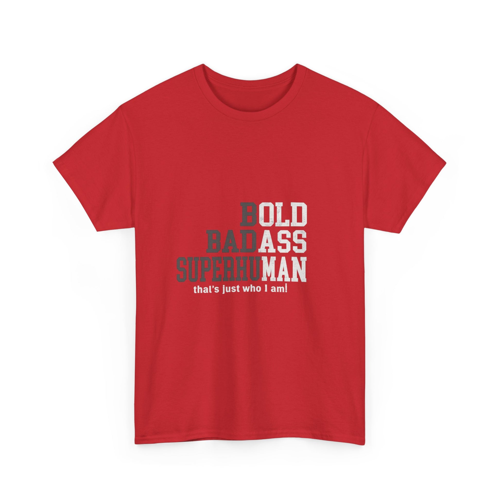 Bold Badass Superhuman Tee – Empowering Unisex Graphic Shirt