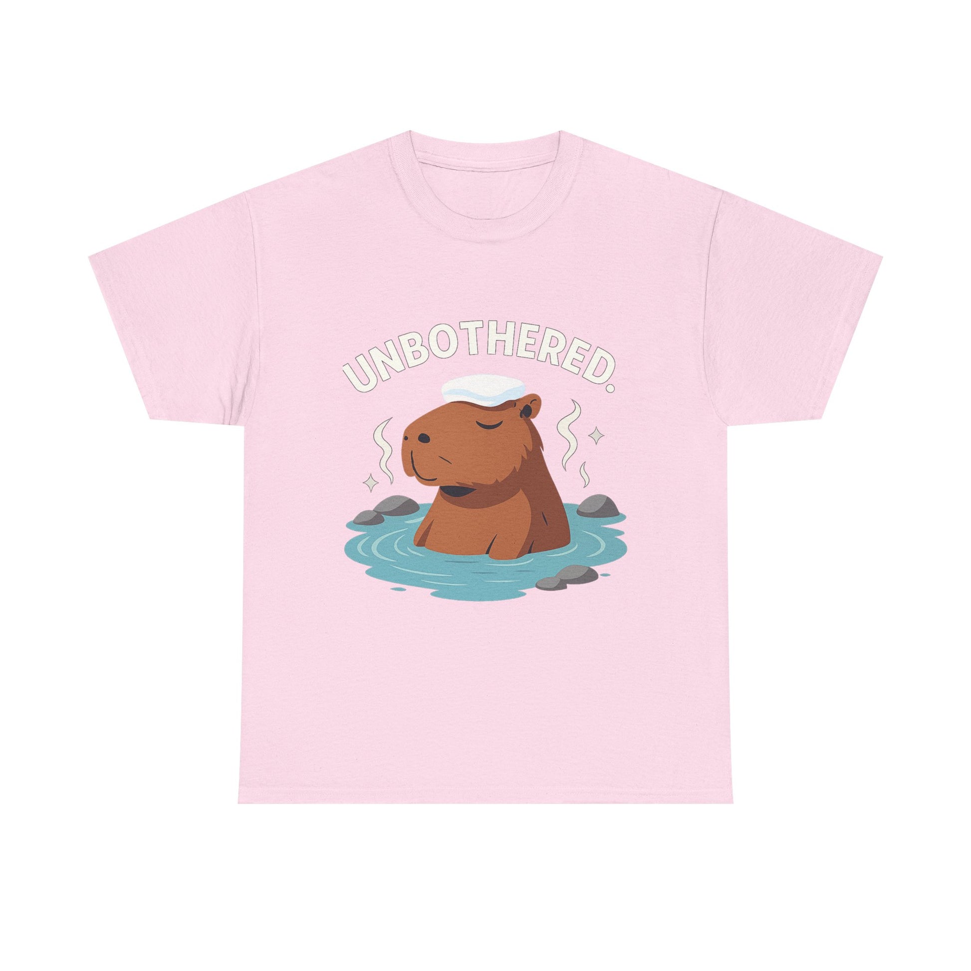 Chill Capybara Shirt – Unisex Heavy Cotton Tee with Relaxed Vibes