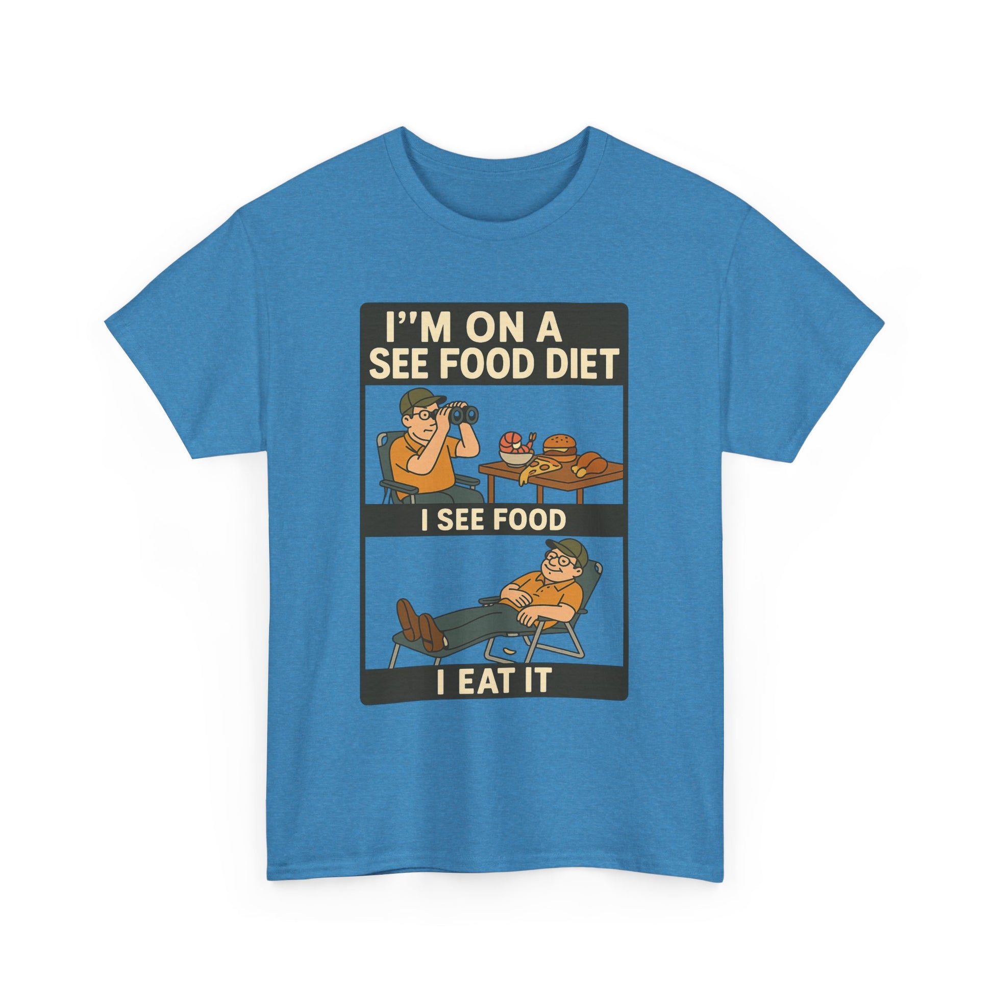 I'm On a See Food Diet T-Shirt – Funny Dad Joke Graphic Tee