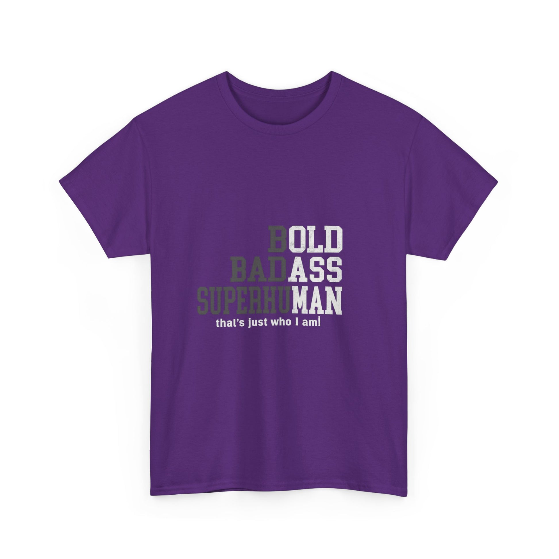 Bold Badass Superhuman Tee – Empowering Unisex Graphic Shirt