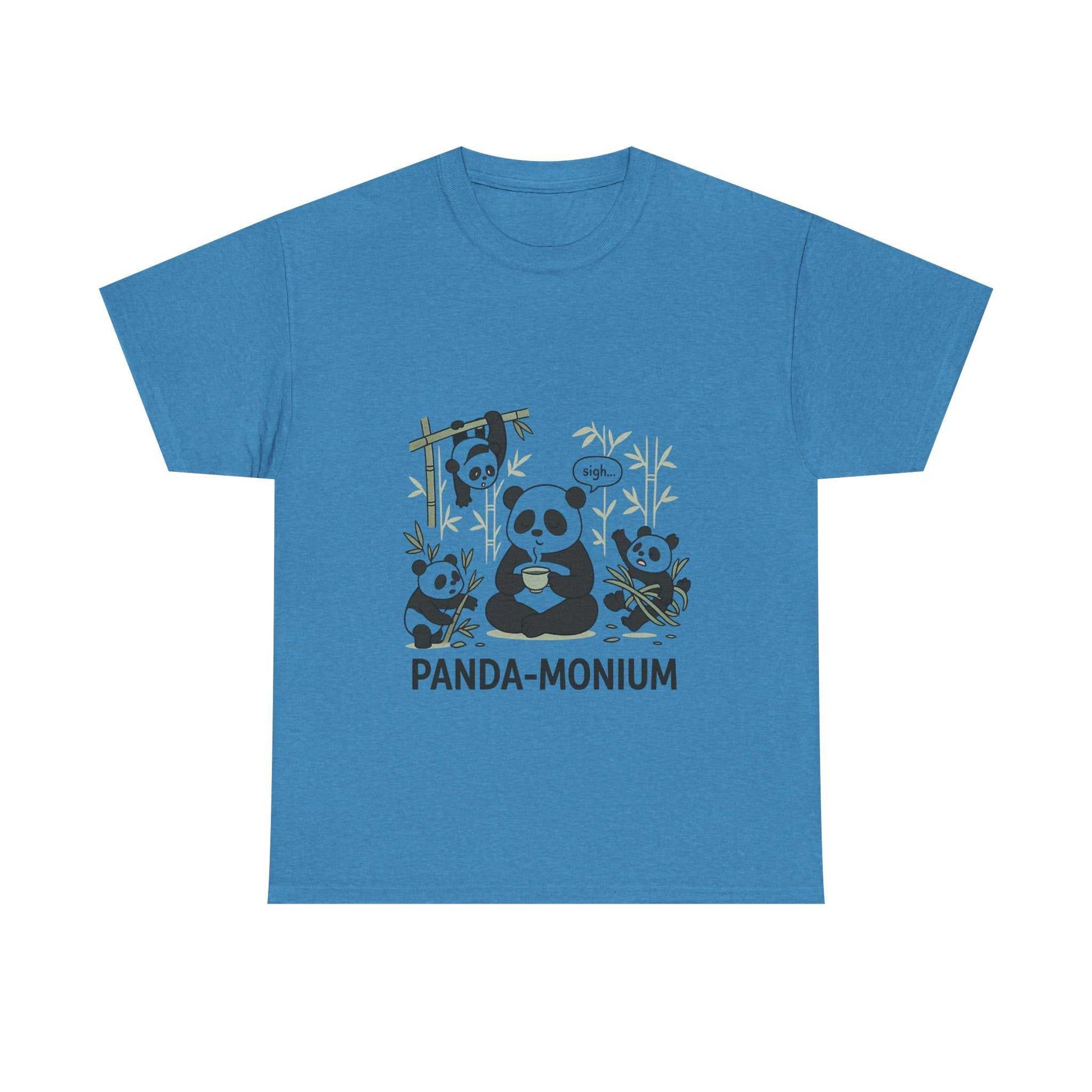 Unisex Panda-Monium T-Shirt – Fun Casual Wear for Animal Lovers