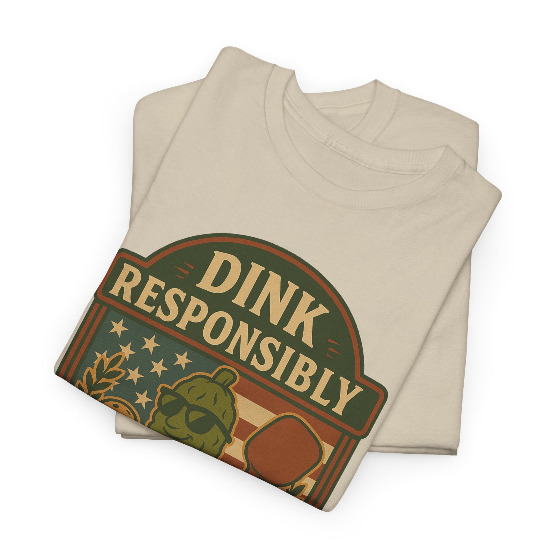 Dink Responsibly Pickleball T-Shirt – Funny Sports Tee
