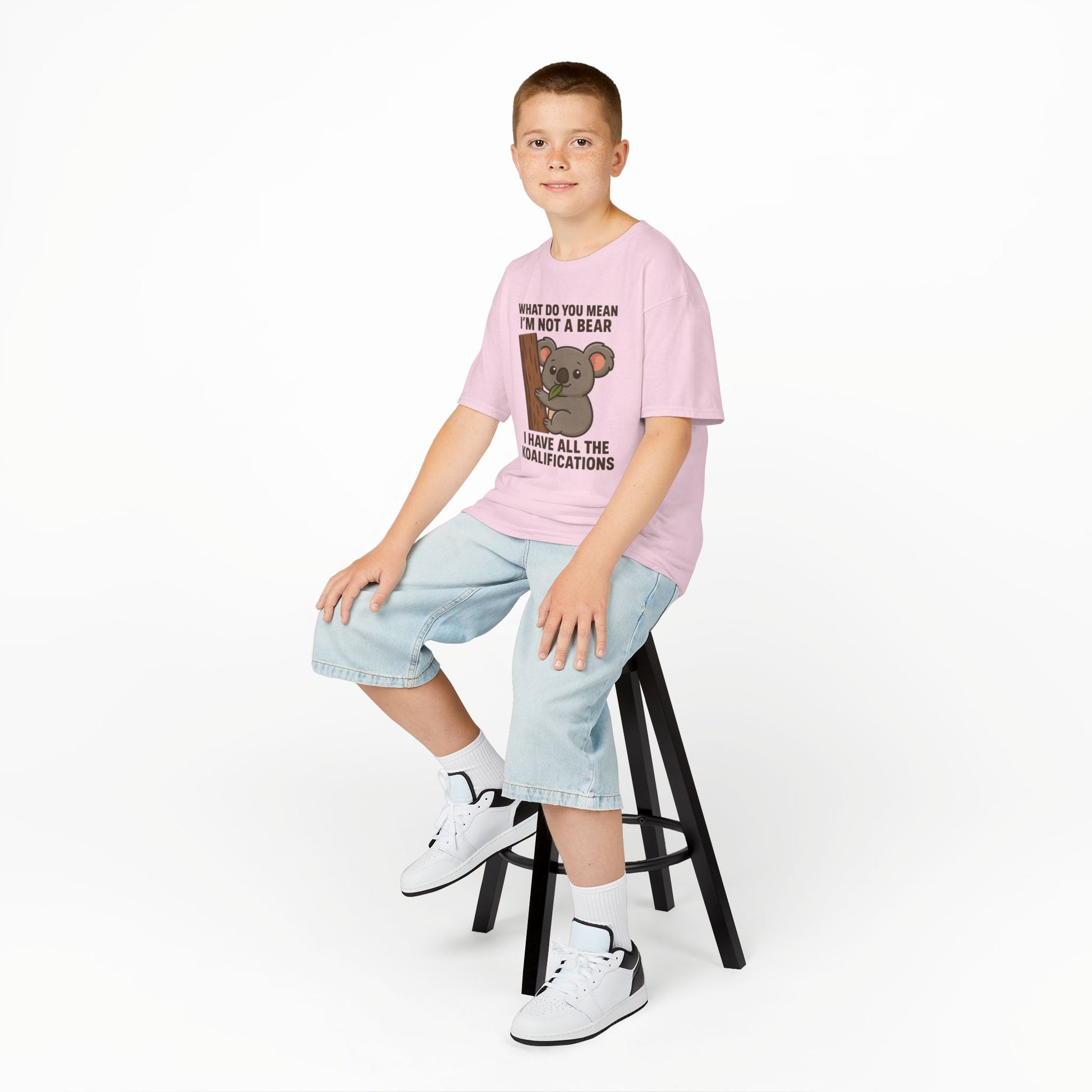Funny Koala Kids T-Shirt – Cute Unisex Cotton Tee for Boys & Girls