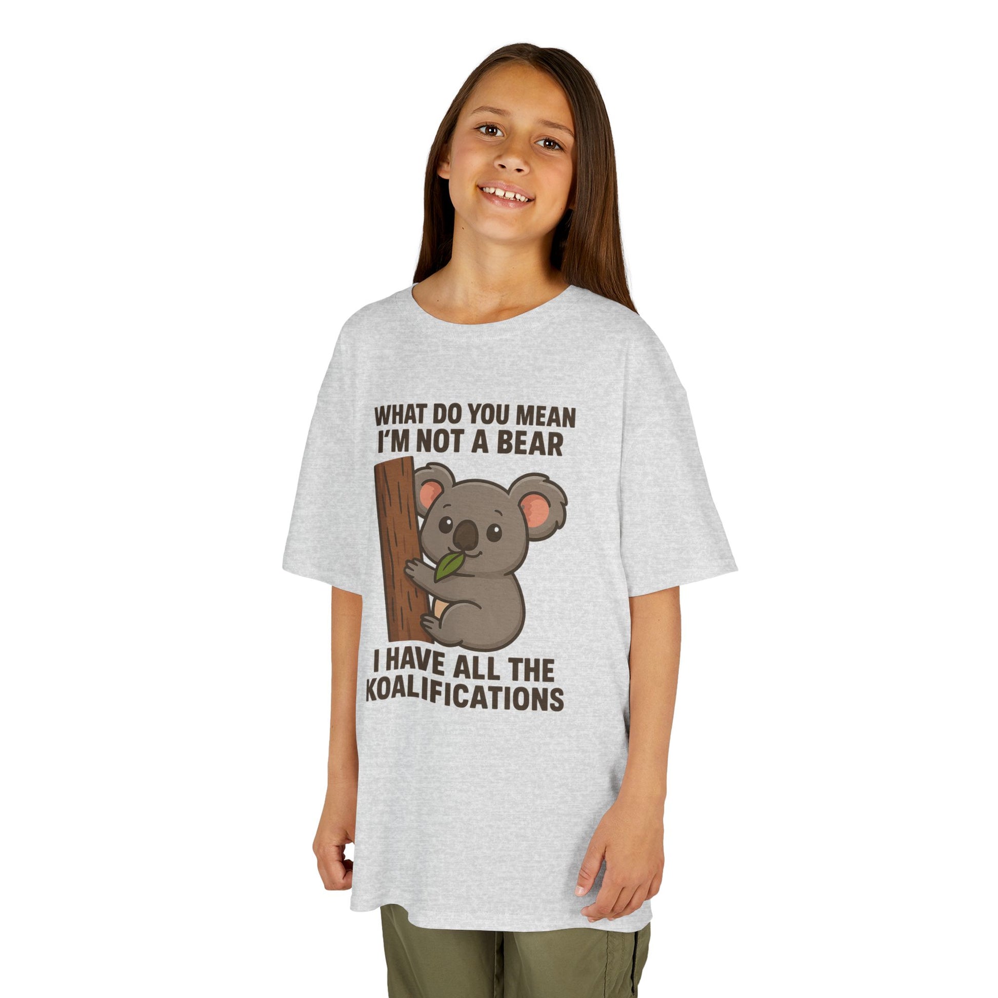 Funny Koala Kids T-Shirt – Cute Unisex Cotton Tee for Boys & Girls