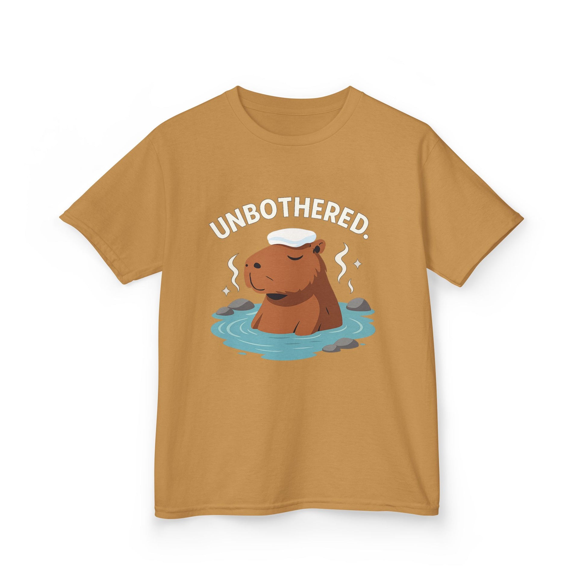 Chill Capybara Kids T-Shirt – Relaxed Vibe Unisex Heavy Cotton Tee