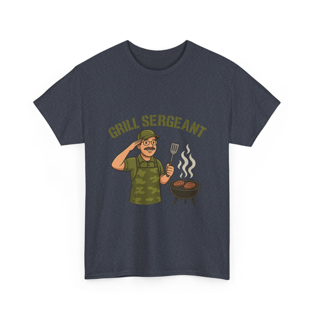 Grill Sergeant Dad BBQ T-Shirt – Funny Father’s Day Gift Tee