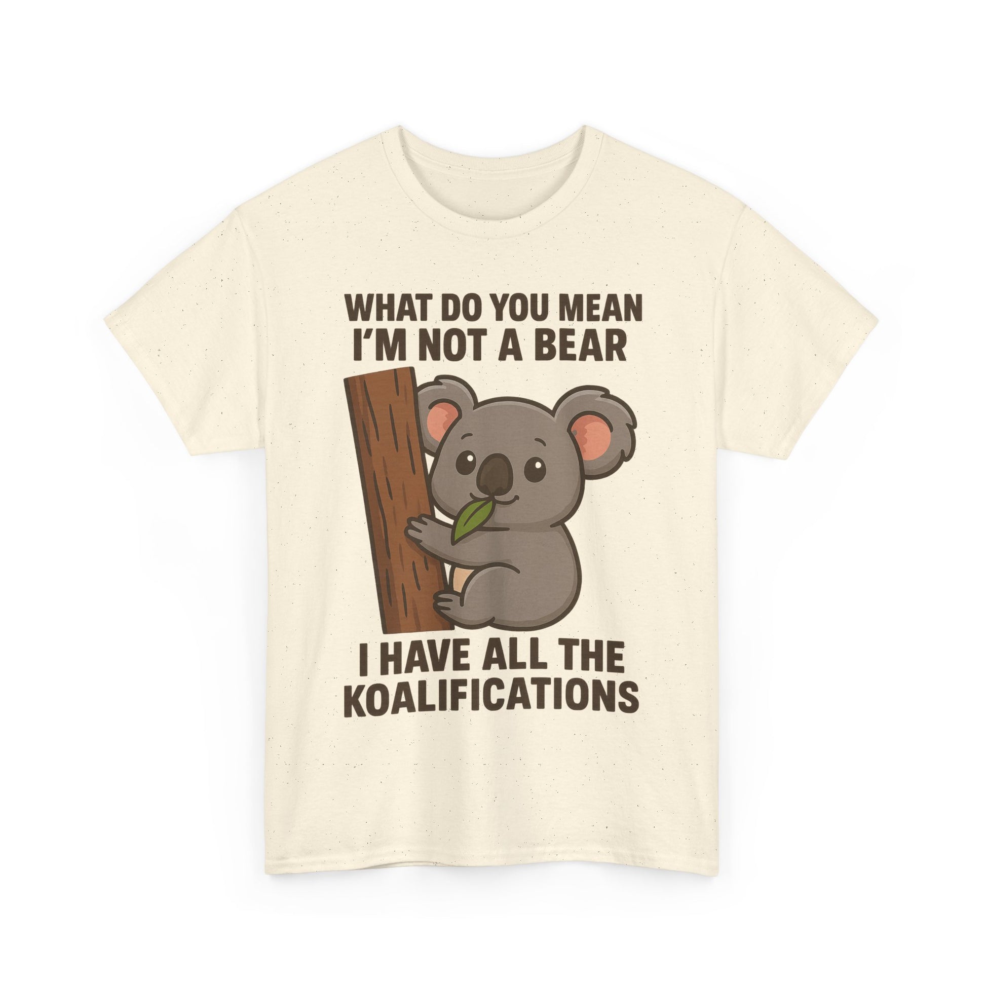 Koala Humor Shirt – Cute Unisex Cotton Tee for Animal Lovers