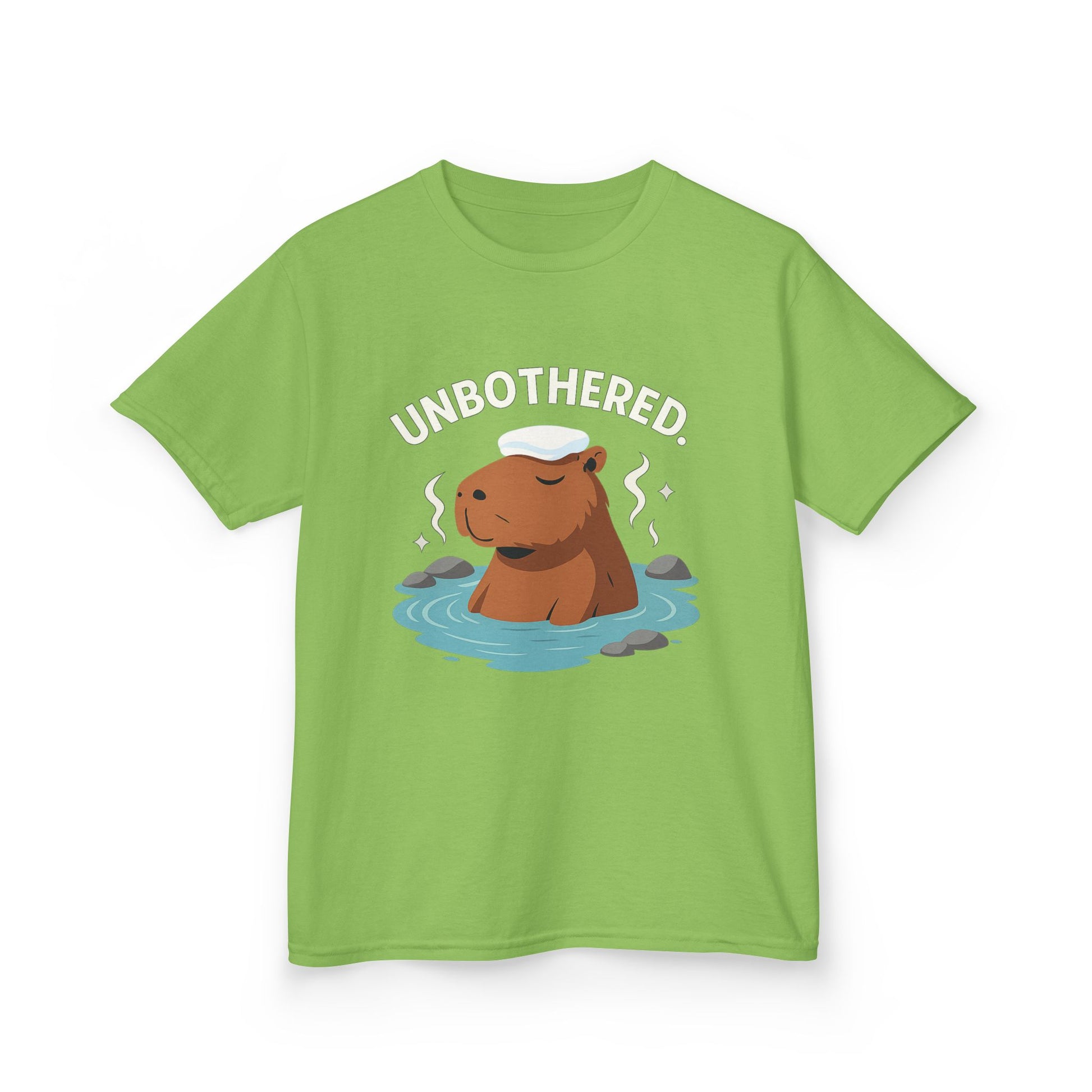 Chill Capybara Kids T-Shirt – Relaxed Vibe Unisex Heavy Cotton Tee