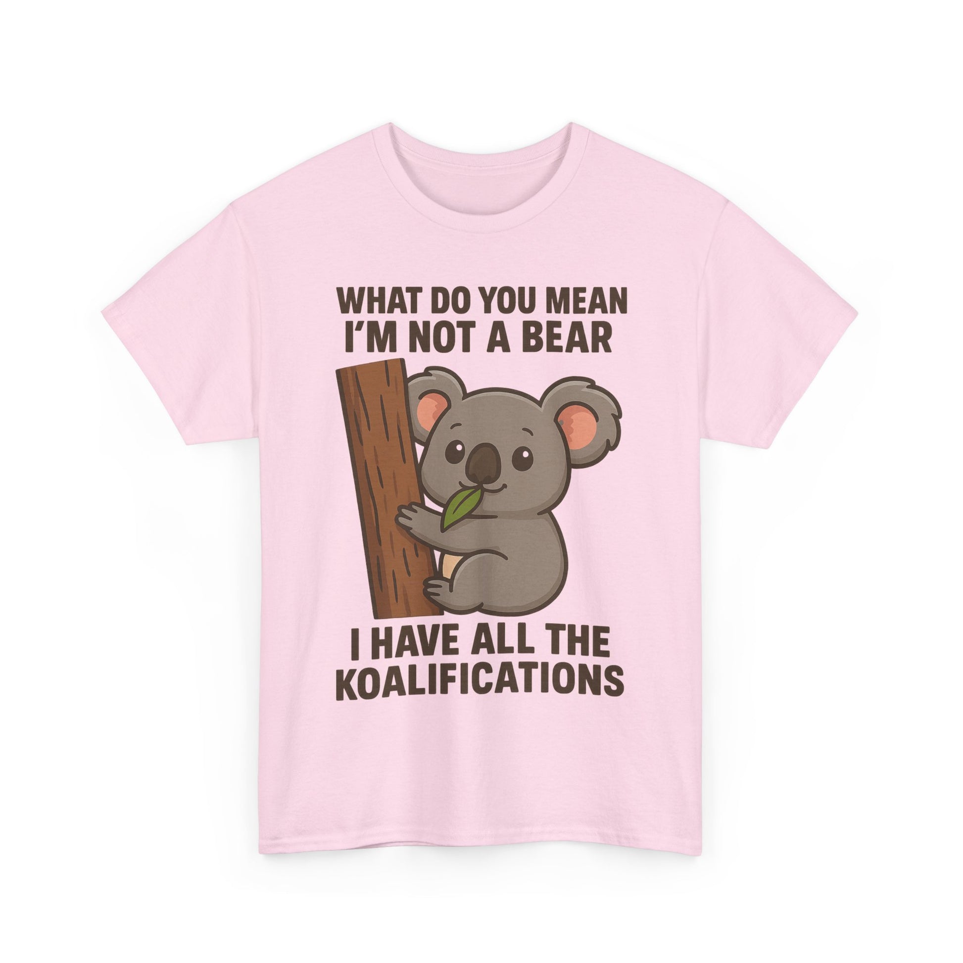 Koala Humor Shirt – Cute Unisex Cotton Tee for Animal Lovers