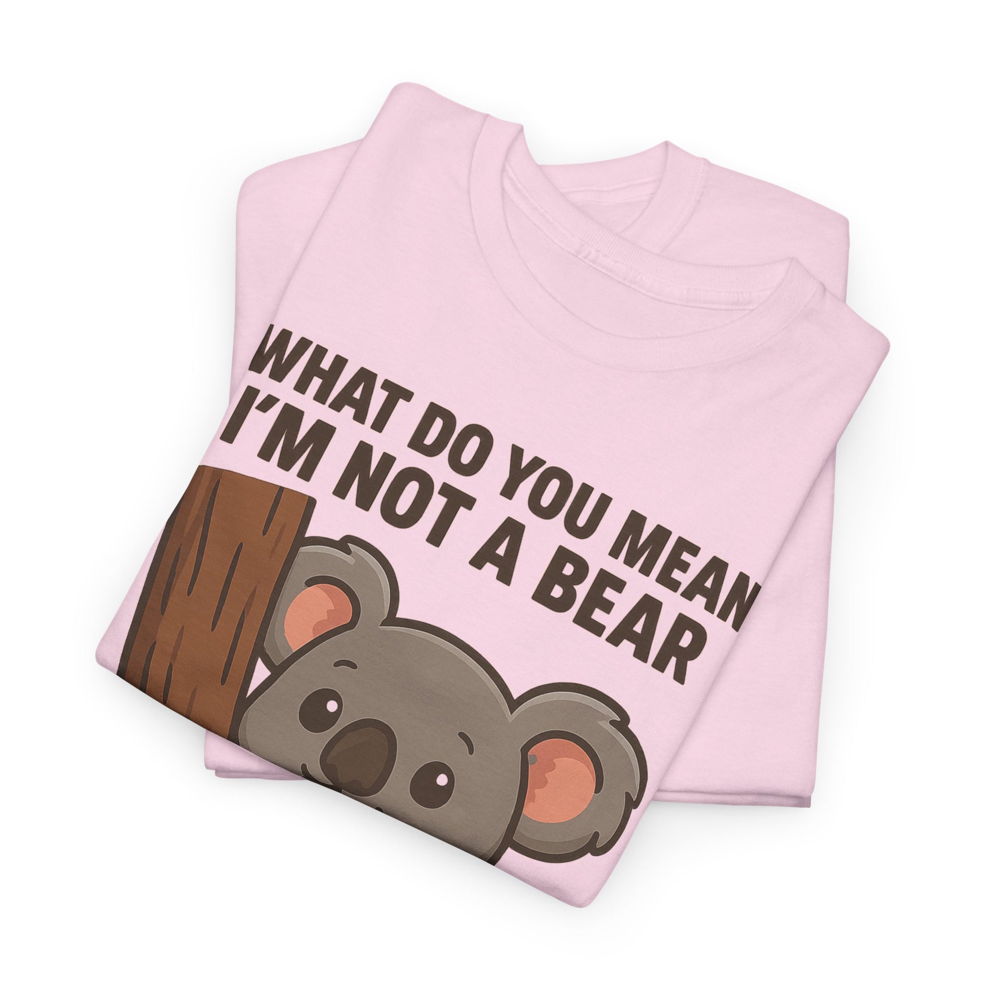 Koala Humor Shirt – Cute Unisex Cotton Tee for Animal Lovers