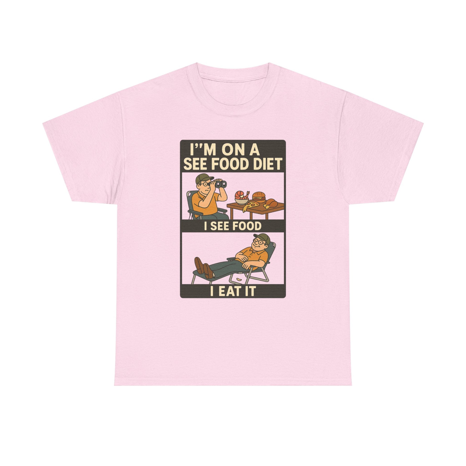 I'm On a See Food Diet T-Shirt – Funny Dad Joke Graphic Tee