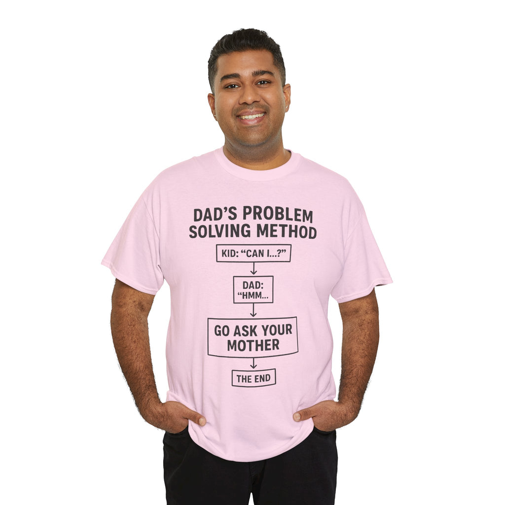 Dad's Problem Solving Method T-Shirt – Funny Father's Day Gift