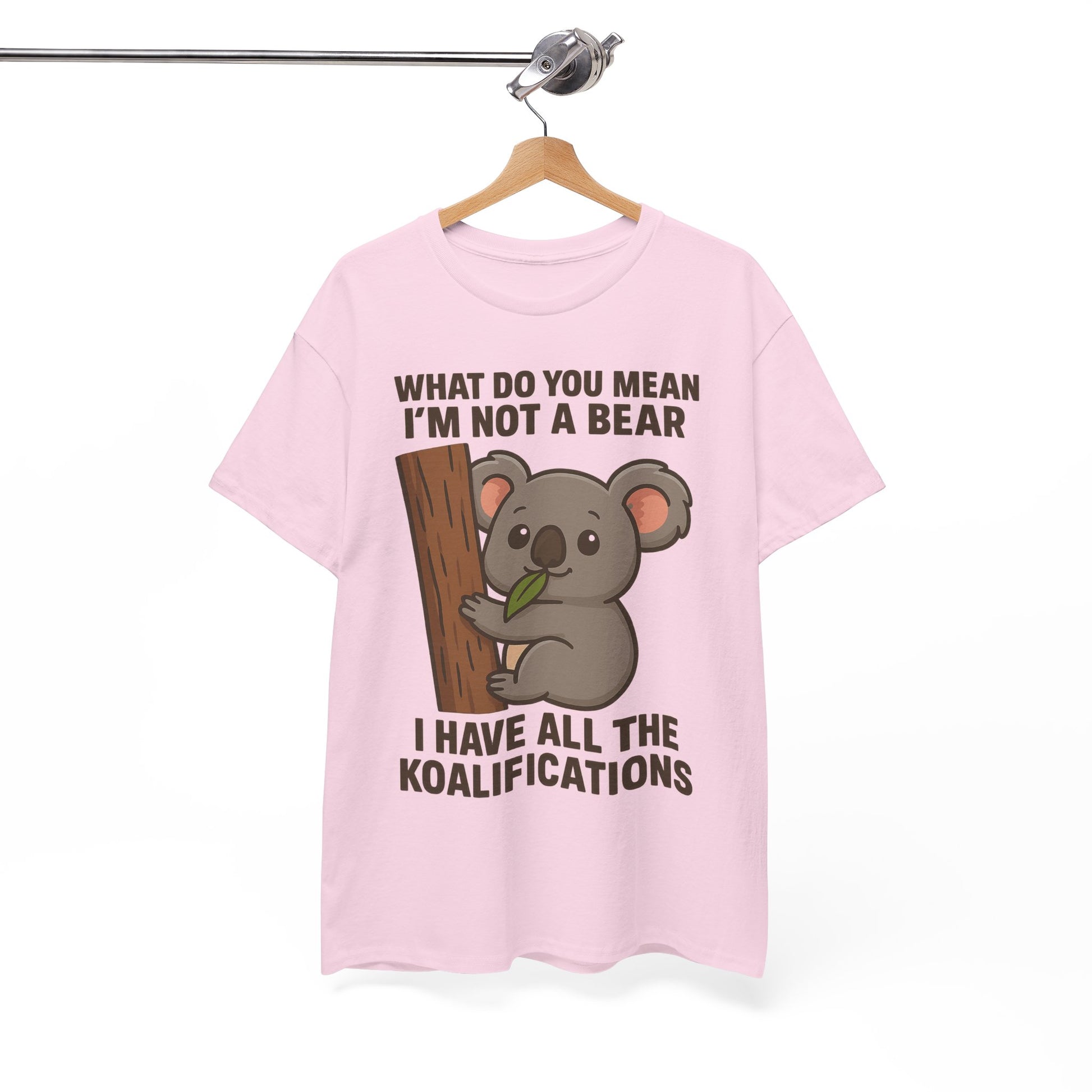 Koala Humor Shirt – Cute Unisex Cotton Tee for Animal Lovers