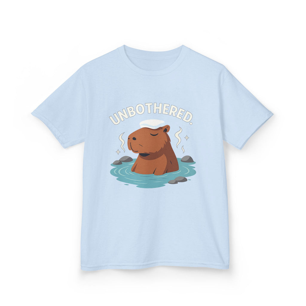 Chill Capybara Kids T-Shirt – Relaxed Vibe Unisex Heavy Cotton Tee