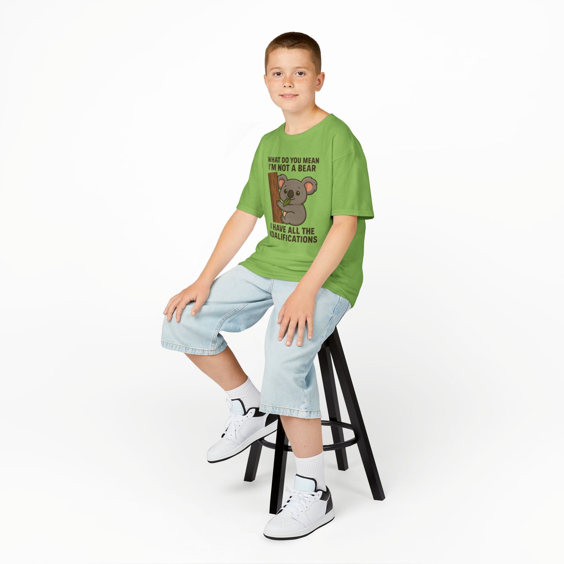 Funny Koala Kids T-Shirt – Cute Unisex Cotton Tee for Boys & Girls