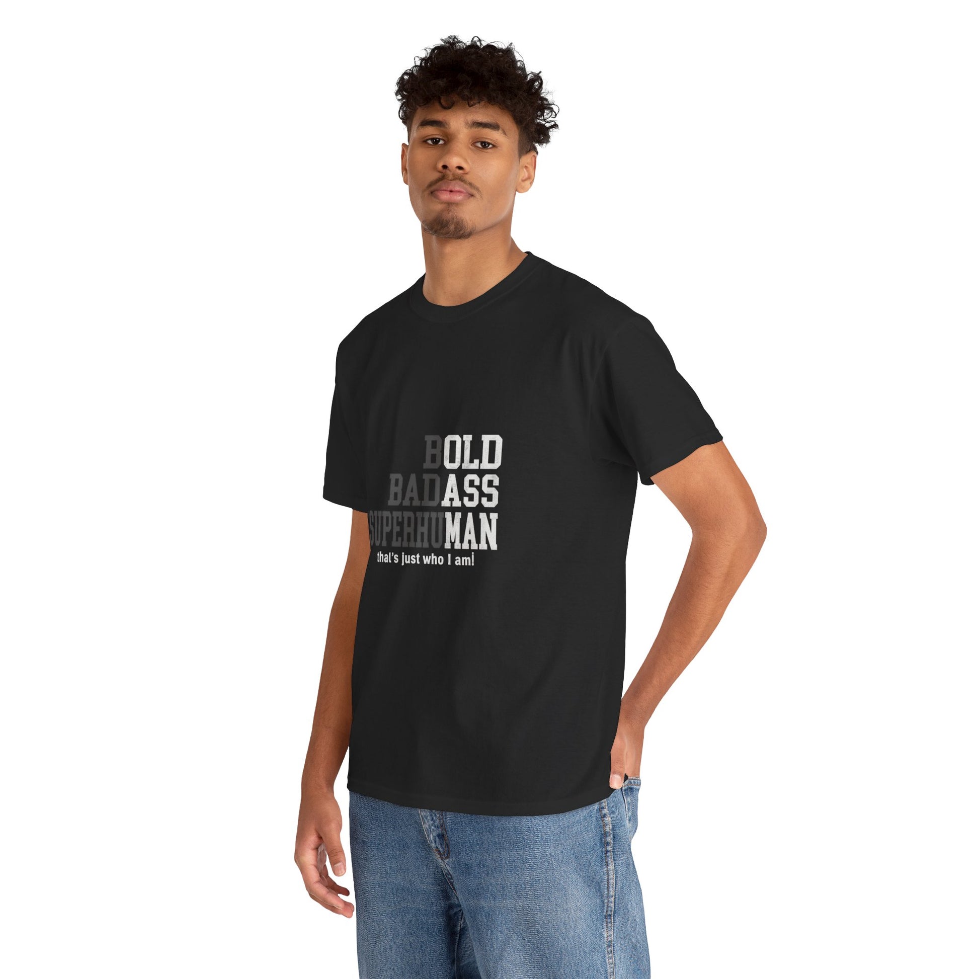 Bold Badass Superhuman Tee – Empowering Unisex Graphic Shirt