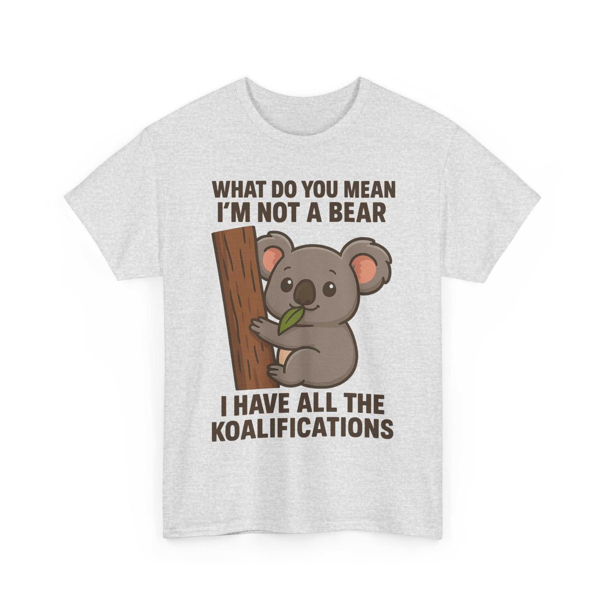 Koala Humor Shirt – Cute Unisex Cotton Tee for Animal Lovers