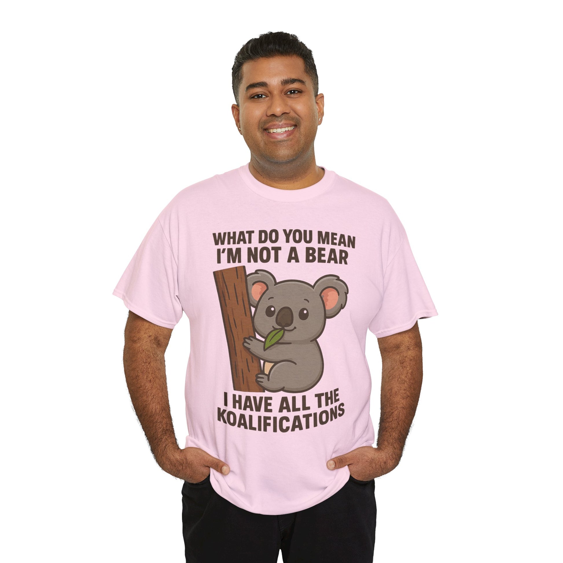 Koala Humor Shirt – Cute Unisex Cotton Tee for Animal Lovers