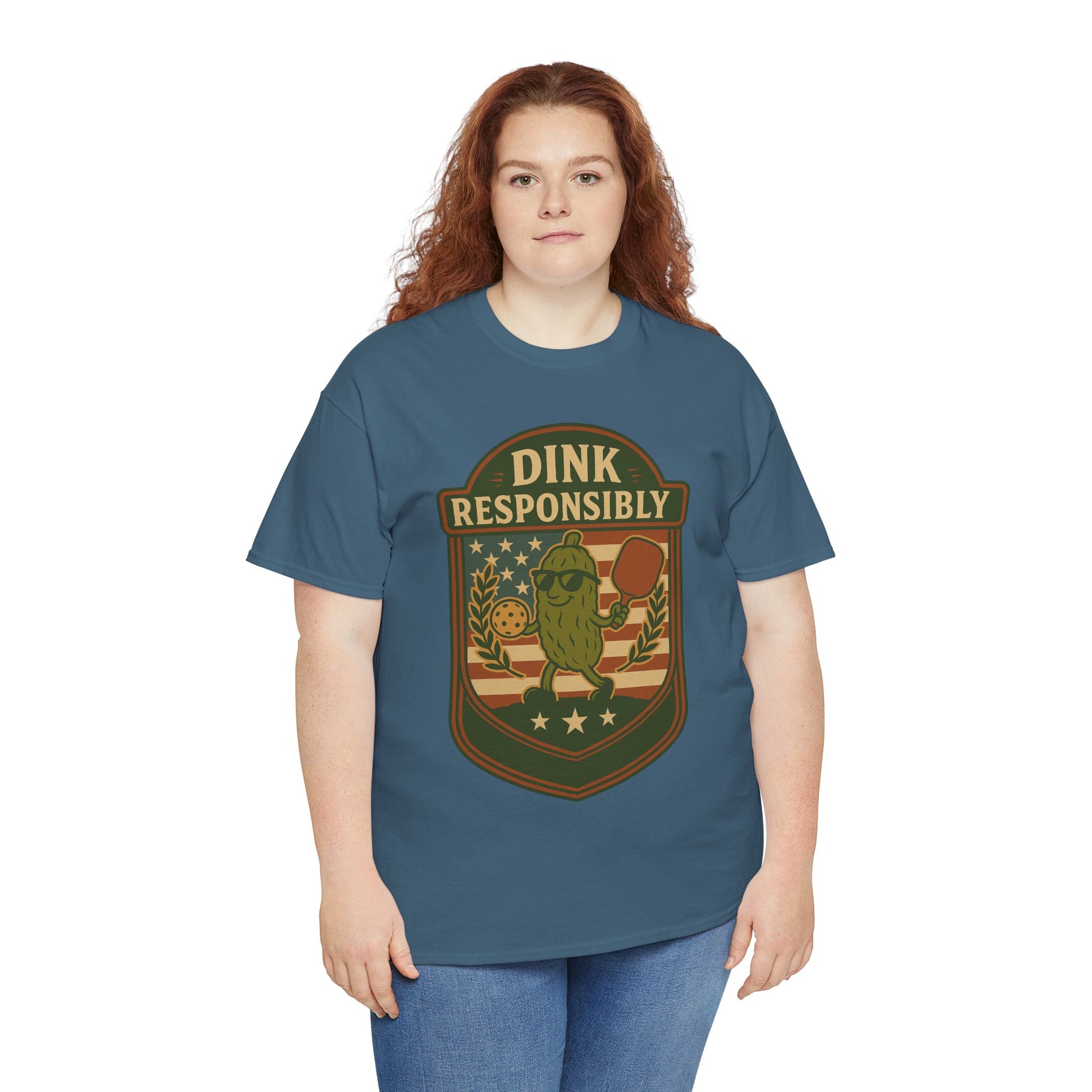Dink Responsibly Pickleball T-Shirt – Funny Sports Tee