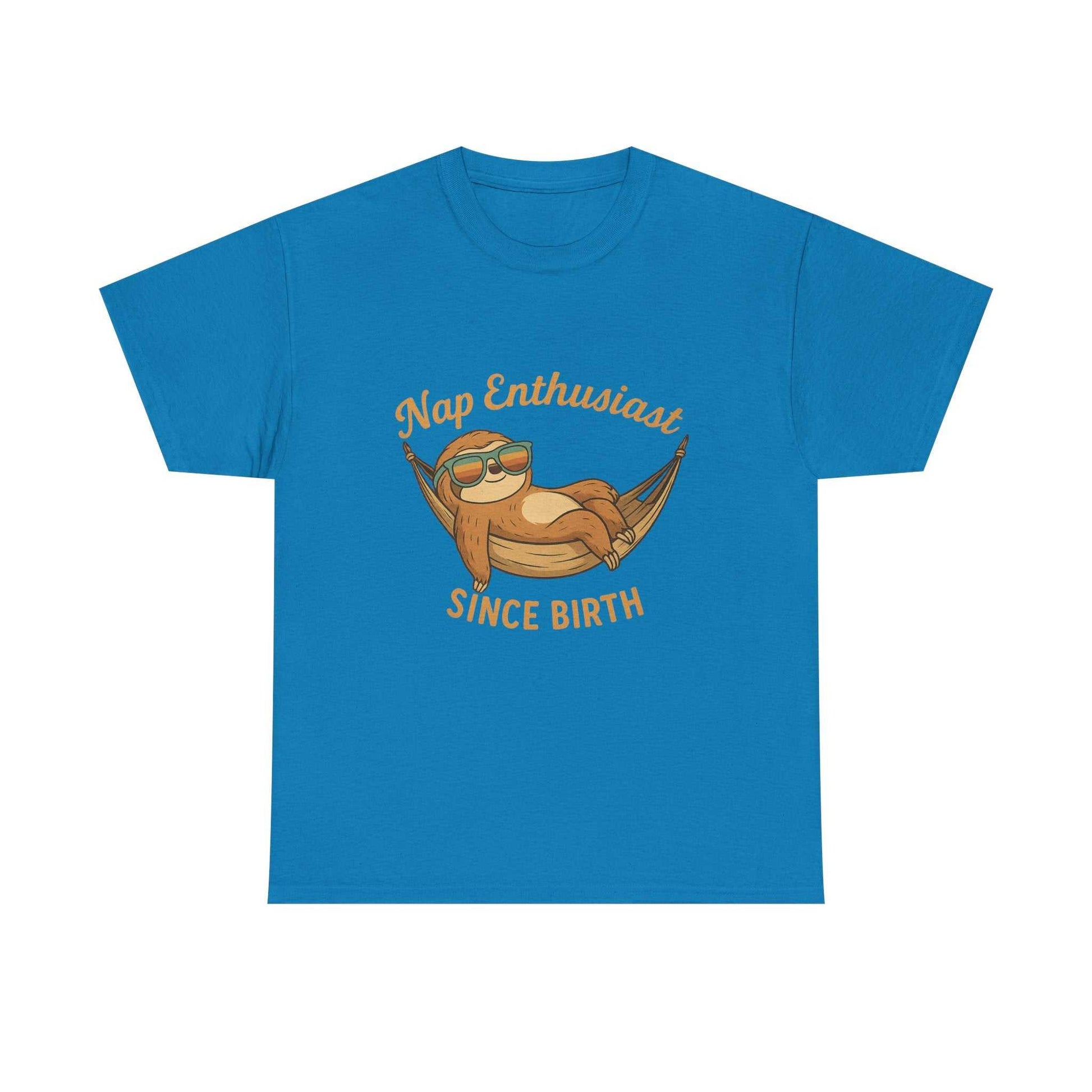 Nap Enthusiast Sloth T-Shirt – Funny Vintage Animal Tee