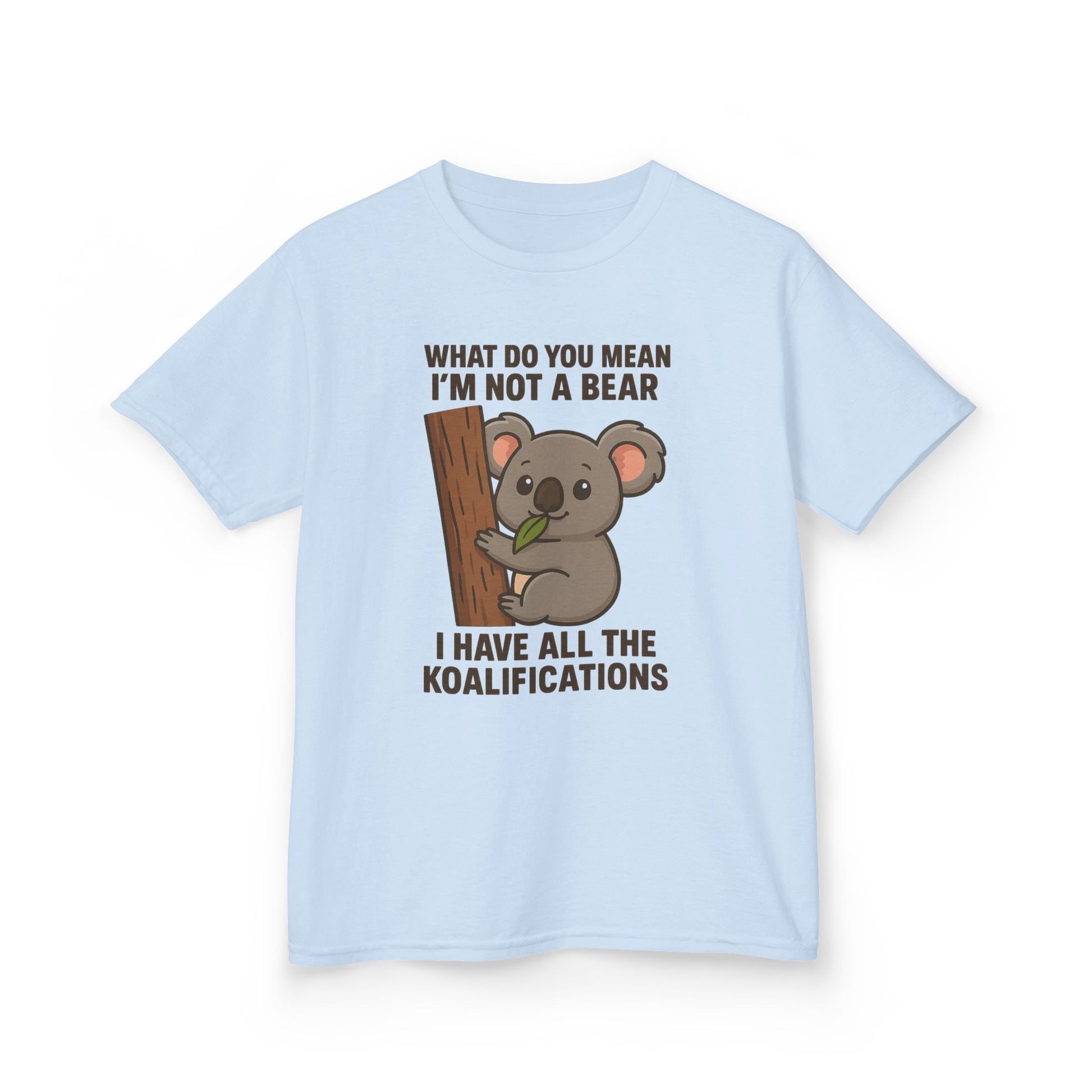 Funny Koala Kids T-Shirt – Cute Unisex Cotton Tee for Boys & Girls