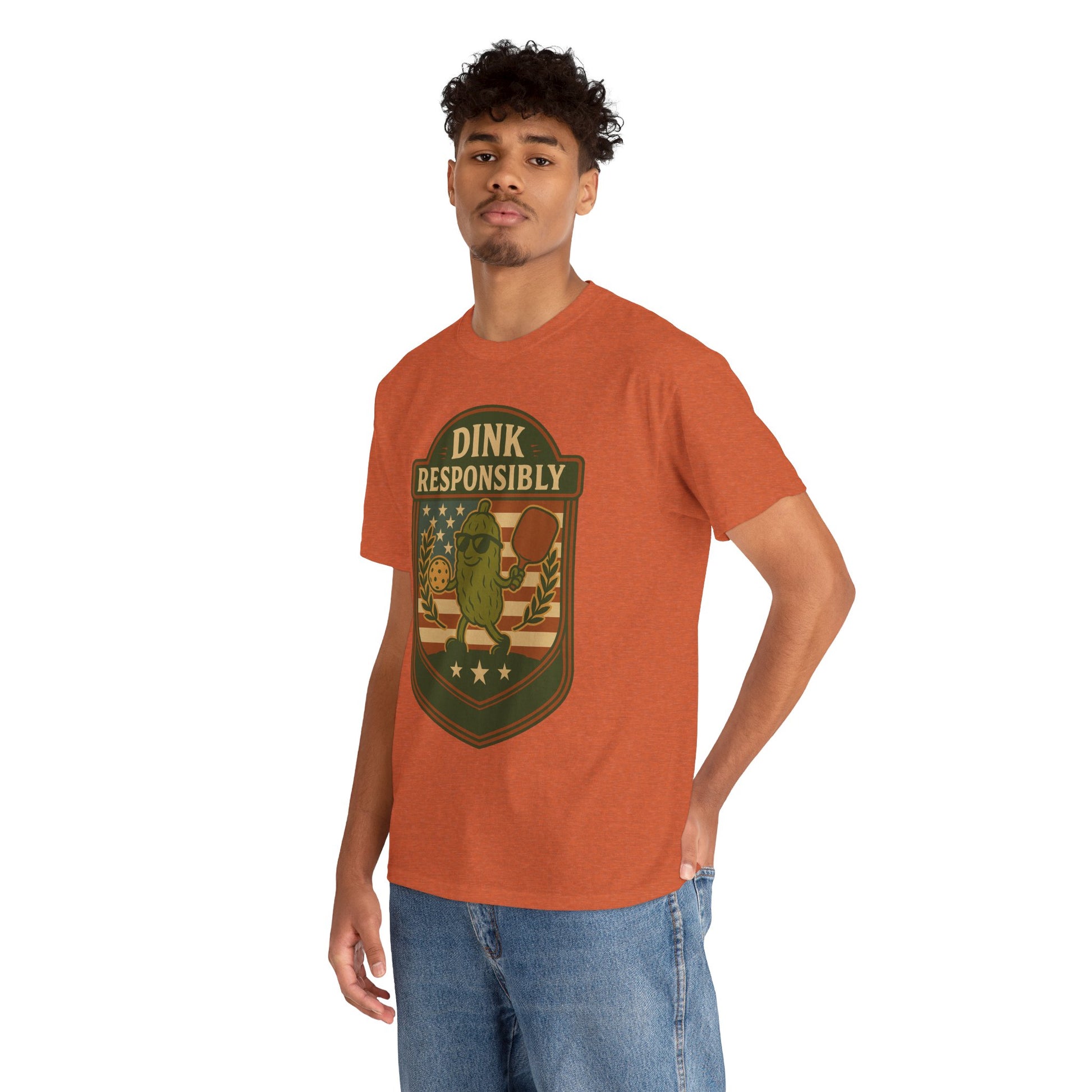 Dink Responsibly Pickleball T-Shirt – Funny Sports Tee
