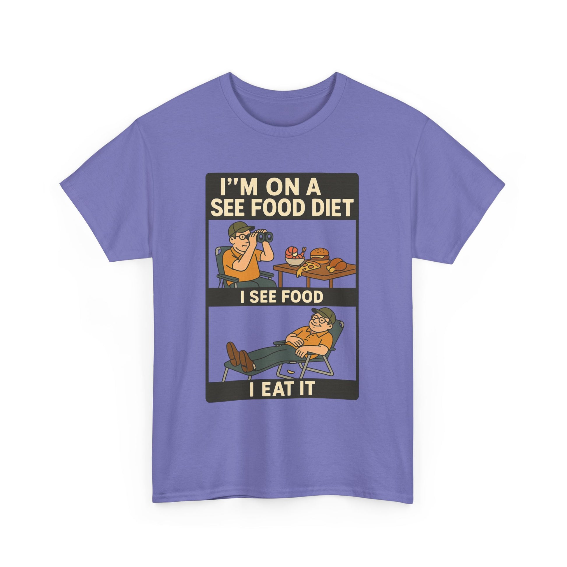 I'm On a See Food Diet T-Shirt – Funny Dad Joke Graphic Tee