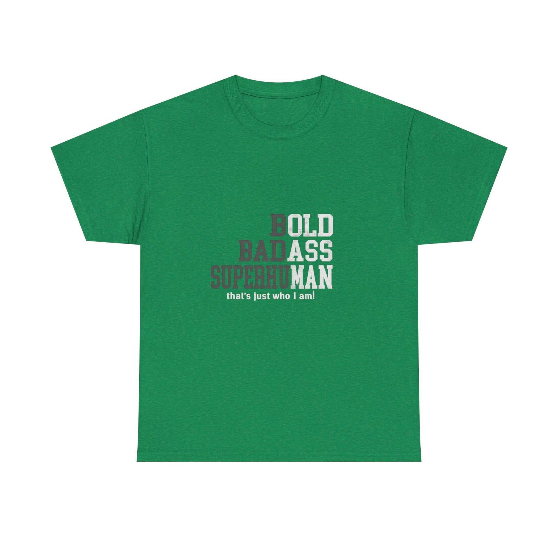 Bold Badass Superhuman Tee – Empowering Unisex Graphic Shirt