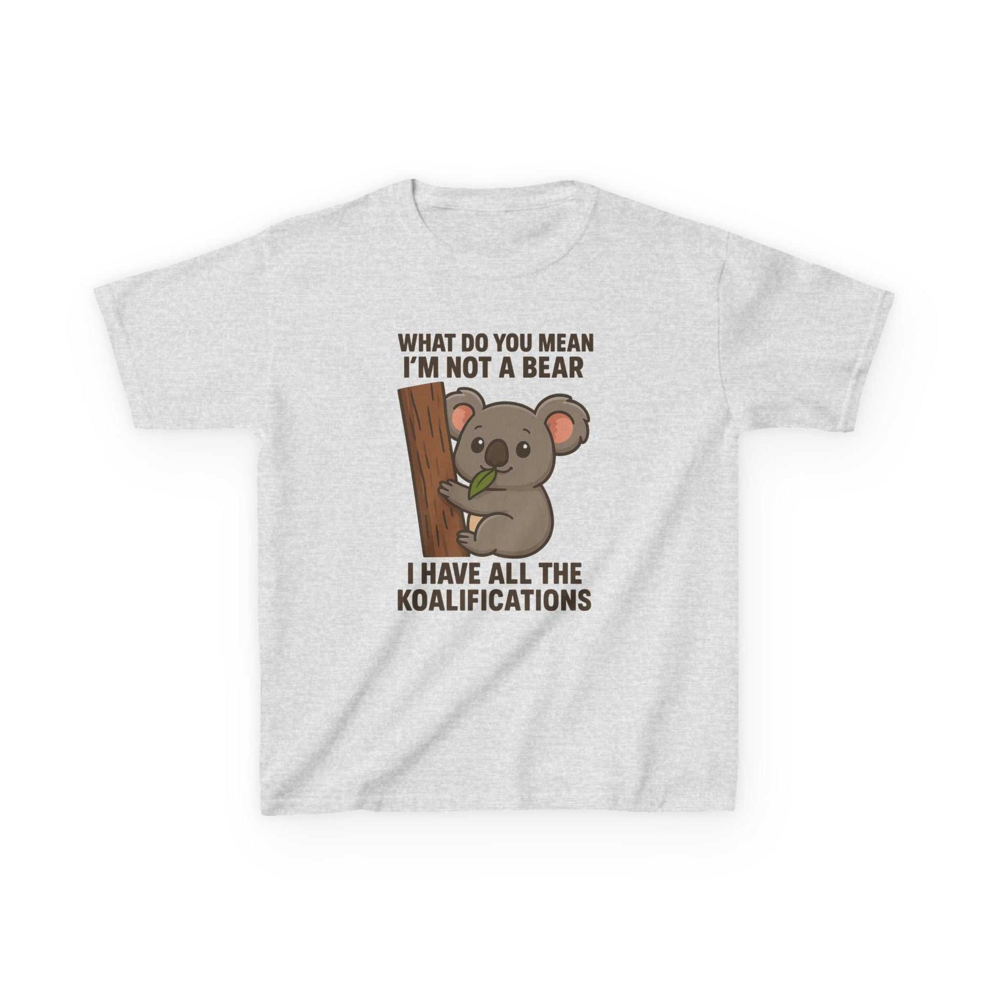 Funny Koala Kids T-Shirt – Cute Unisex Cotton Tee for Boys & Girls