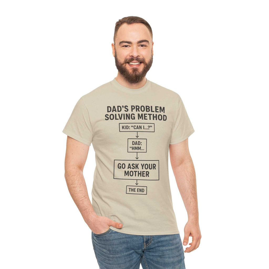 Dad's Problem Solving Method T-Shirt – Funny Father's Day Gift