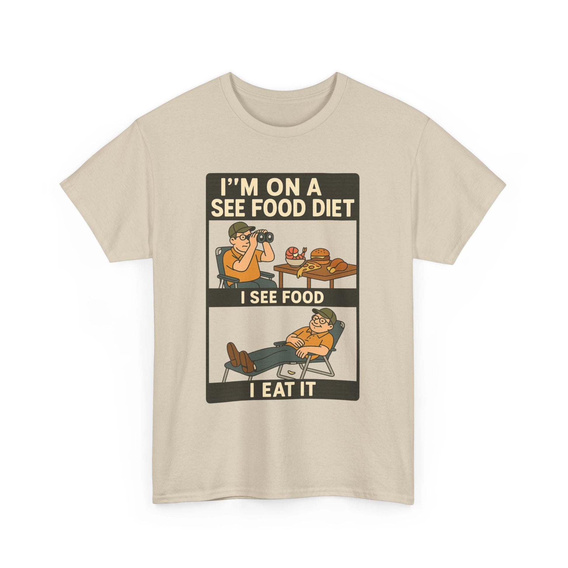 I'm On a See Food Diet T-Shirt – Funny Dad Joke Graphic Tee