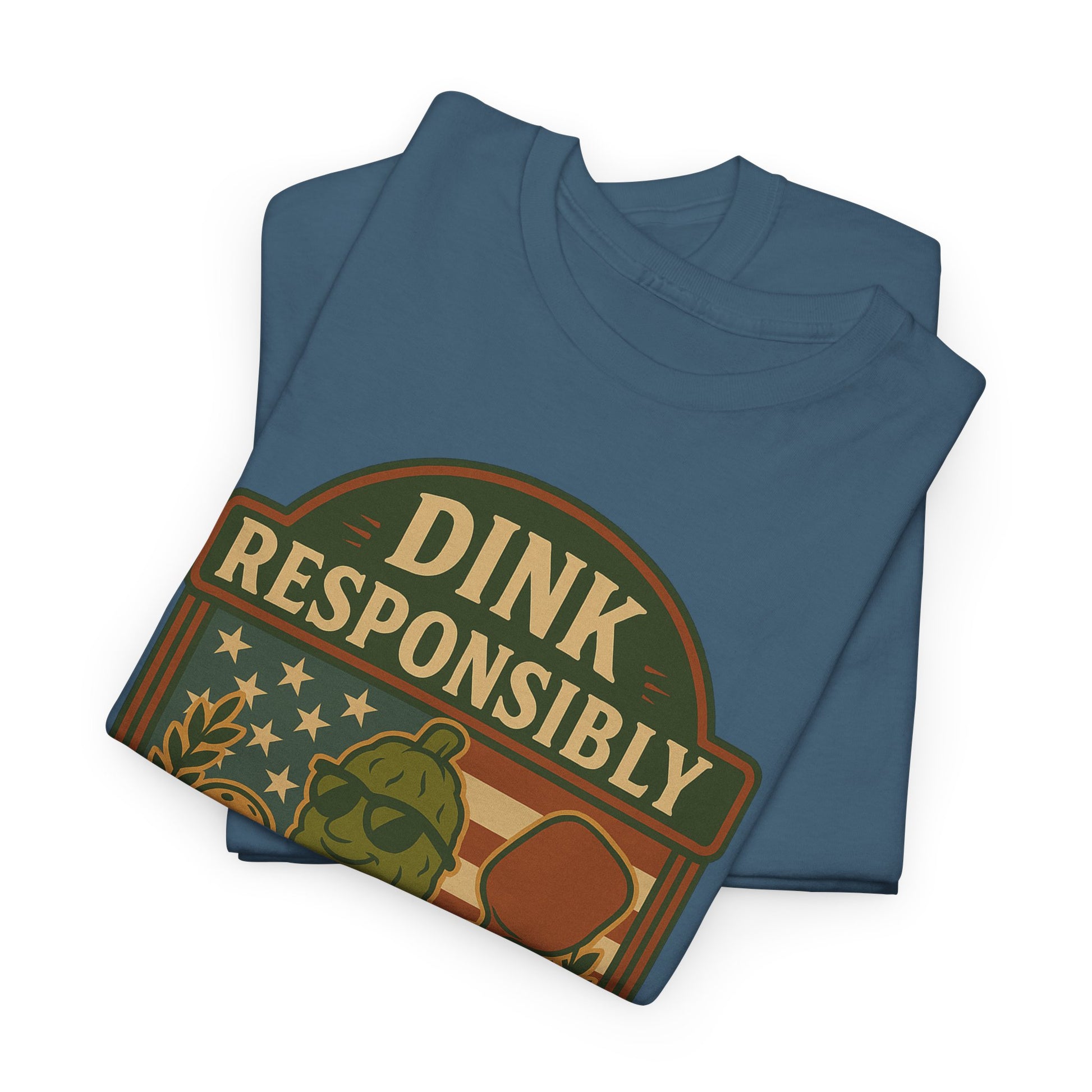 Dink Responsibly Pickleball T-Shirt – Funny Sports Tee