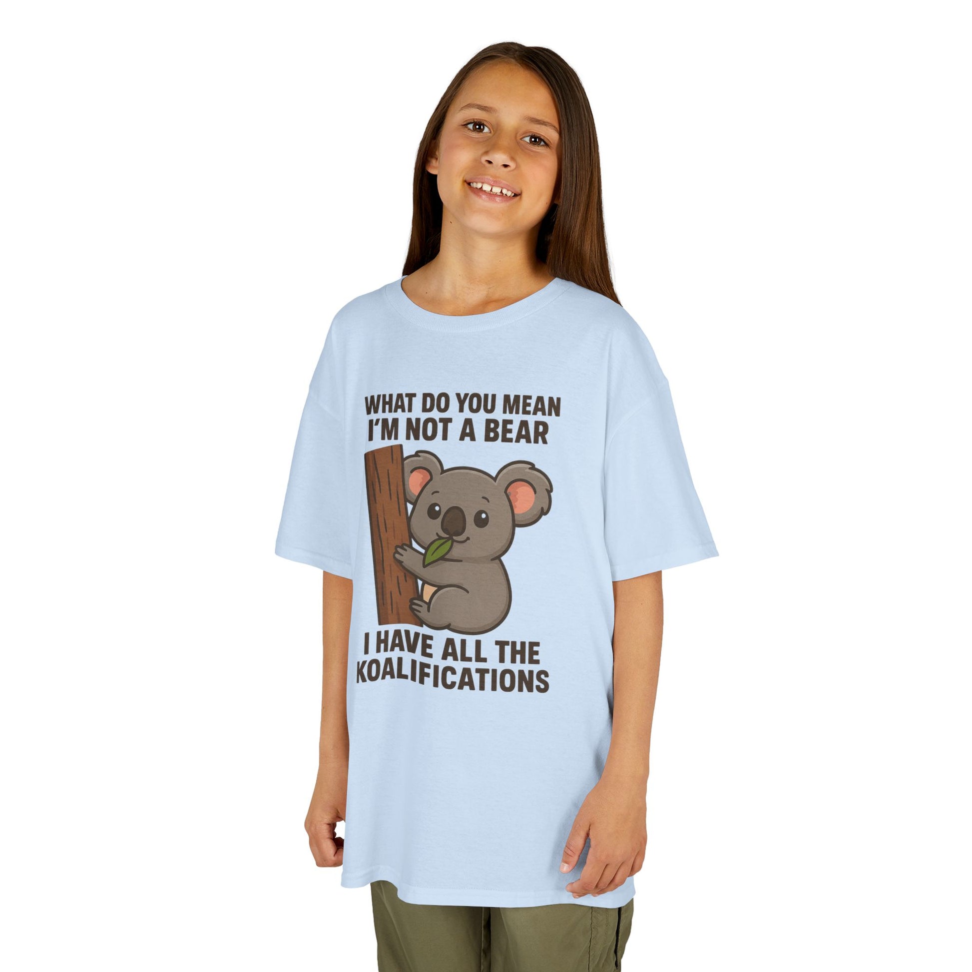 Funny Koala Kids T-Shirt – Cute Unisex Cotton Tee for Boys & Girls